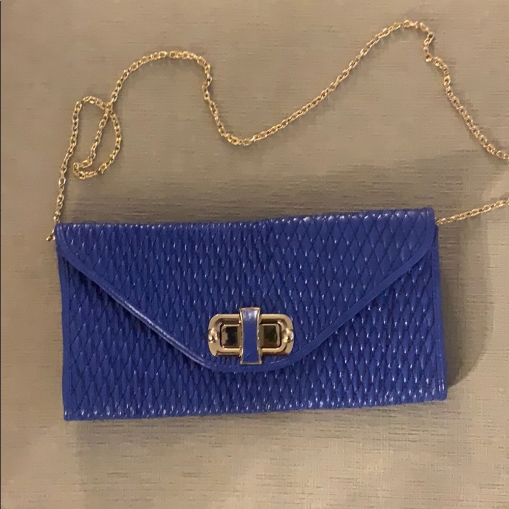 Cobalt Blue Clutch bag